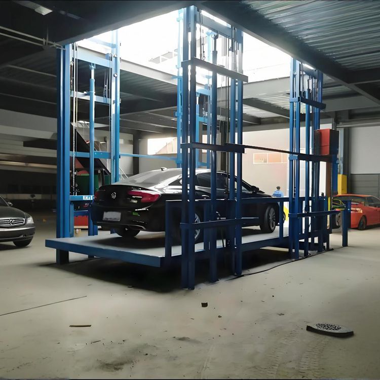 二层导轨式升降货梯